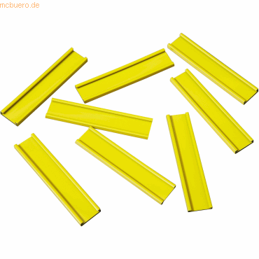4024158019635 - Einsteckschiene magnetisch 60x15mm VE=8 Stück gelb