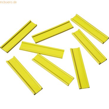 4024158019673 - Einsteckschiene magnetisch 70x14mm VE=8 Stück gelb