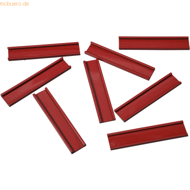 4024158019680 - Einsteckschiene magnetisch 70x14mm VE=8 Stück rot 4024158019680 - Einsteckschiene magnetisch 70x14mm VE=8 Stück rot