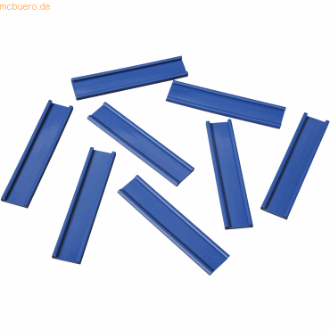 4024158019697 - Einsteckschiene magnetisch 70x14mm VE=8 Stück blau 4024158019697 - Einsteckschiene magnetisch 70x14mm VE=8 Stück blau