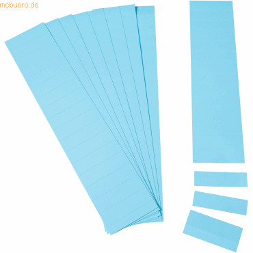 Ultradex Einsteckkarten für 15mm Einsteckschiene 70x12mm blau VE=220 S