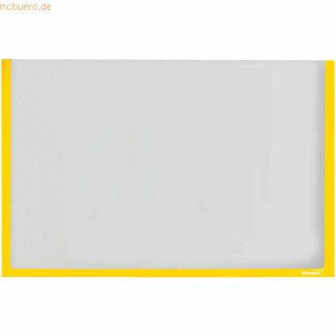 Ultradex Infotasche für DIN A3 quer selbstklebend VE=1 Stück gelb