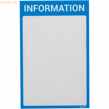 4063722201885 - DIN A4 Inforahmen Magnetisch Blau PET (Polyethylenterephthalat) 8890I07 225 (B) x 352 (H) cm 5 Stück 4063722201885 - DIN A4 Inforahmen Magnetisch Blau PET (Polyethylenterephthalat) 8890I07 225 (B) x 352 (H) cm 5 Stück