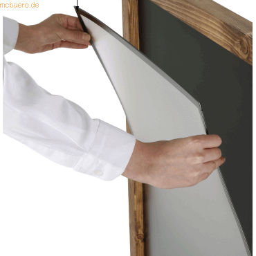 Update Displays Magnetfolie für Kundenstopper WindPro Wood 460x680 mm