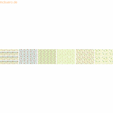 4008525226338 - Fotokarton Faultier 300g qm 495x68cm VE=10 Bogen 3 Motive