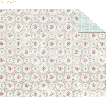 4008525202981 - 10 x Fotokarton Shabby Rose 300g qm 495X68cm Motiv 02