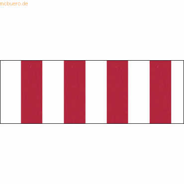 4008525670025 - 10 x Fotokarton Streifen 300g qm 495x68cm weiß rot 4008525670025 - 10 x Fotokarton Streifen 300g qm 495x68cm weiß rot