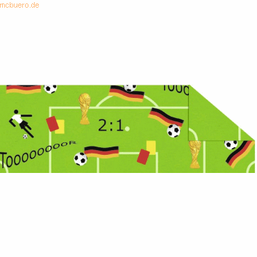 4008525695394 - 10 x Fotokarton Fussball 300g qm 495x68cm Pokale