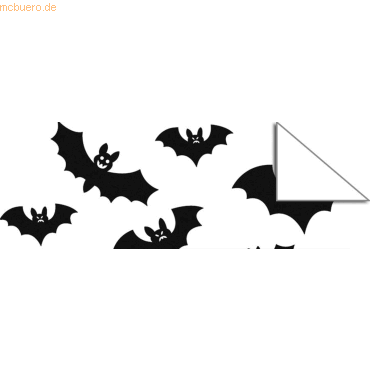 4008525676867 - 10 x Fotokarton Halloween 495x68cm 300g qm Fledermaus