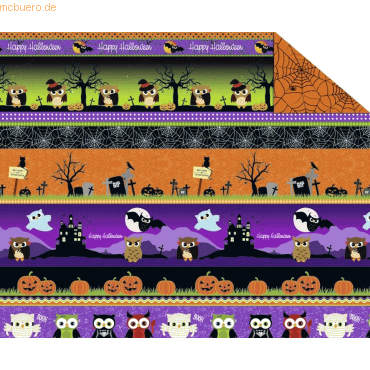 4008525181361 - 10 x Fotokarton Halloween 300 g qm 495x68cm Motiv 01