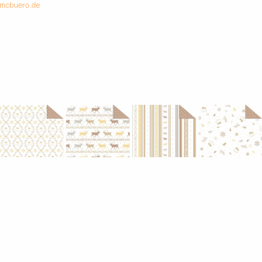 4008525727934 - Fotokarton Classic Christmas creme braun 300g qm 495x68cm 4008525727934 - Fotokarton Classic Christmas creme braun 300g qm 495x68cm