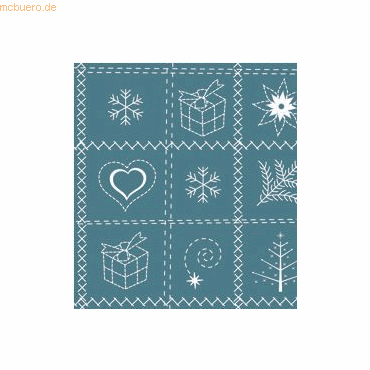 4008525728153 - 10 x Fotokarton Country Christmas 300g qm 495x68cm petrol 4008525728153 - 10 x Fotokarton Country Christmas 300g qm 495x68cm petrol