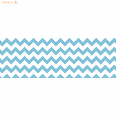 4008525212324 - 10 x Fotokarton Chevron-Mini 300g qm 495X68cm hellblau