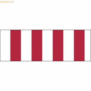 4008525680116 - 10 x Tonpapier Streifen 130g qm 495x68cm weiß rot 4008525680116 - 10 x Tonpapier Streifen 130g qm 495x68cm weiß rot