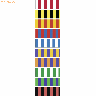 4008525680086 - Tonpapier Streifen 130g qm 495x68cm VE=10 Bogen 10 Farben 4008525680086 - Tonpapier Streifen 130g qm 495x68cm VE=10 Bogen 10 Farben