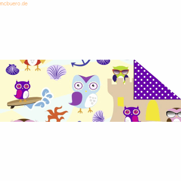 4008525148487 - 10 x Fotokarton Eulen 300g qm 495x68cm Motiv 03 4008525148487 - 10 x Fotokarton Eulen 300g qm 495x68cm Motiv 03