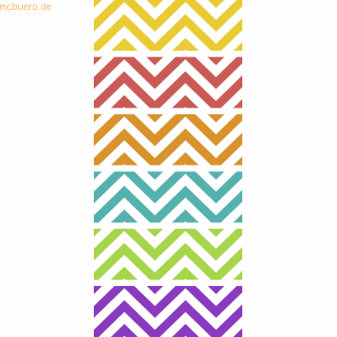 4008525154242 - Fotokarton Chevron 1 300g qm 495x68cm VE=10 Bogen 6 Motiv