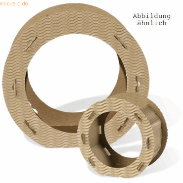 4008525073895 - Laternen rund 3D-Wellpappe 21cm VE=10 Stück mittelbraun 4008525073895 - Laternen rund 3D-Wellpappe 21cm VE=10 Stück mittelbraun