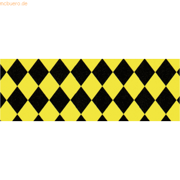 4008525576051 - 10 x Tonpapier Rauten 130g qm 495x68cm gelb schwarz 4008525576051 - 10 x Tonpapier Rauten 130g qm 495x68cm gelb schwarz