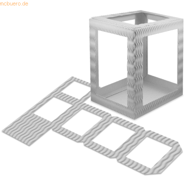 4008525374077 - Laternenpackung Form 1 135x18cm rubinrot 4008525374077 - Laternenpackung Form 1 135x18cm rubinrot