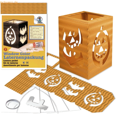 Ludwig Bähr Laternenpackung 13,5x18cm Halloween orange