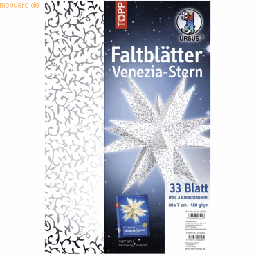 4008525094227 - Faltblätter Venezia-Stern Apart Klassik 120g qm 7x30cm 4008525094227 - Faltblätter Venezia-Stern Apart Klassik 120g qm 7x30cm