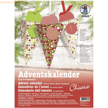 Ludwig Bähr Adventskalender-Set Geschenkboxen Chiara 7,5x20x7,5cm