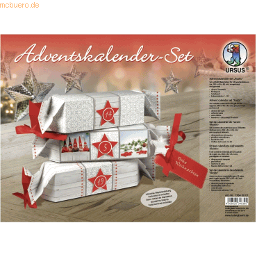 4008525346395 - Adventskalender-Set Geschenkboxen Rustic 205x45x45cm