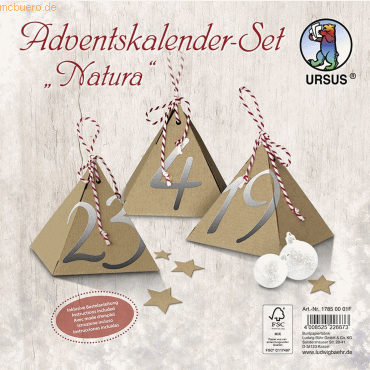 Ludwig Bähr Adventskalender-Set 'Natura'