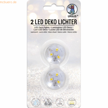 4008525238591 - LED-Dekolichter 3x22cm warmweiß VE=2 Stück