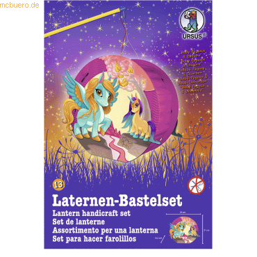 Ludwig Bähr Laternen-Bastelset Easy Line 13 Baby Pegasus und Einhorn