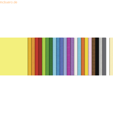 4008525715016 - Tonpapier 130g qm A4 VE=500 Blatt 25 Farben sortiert