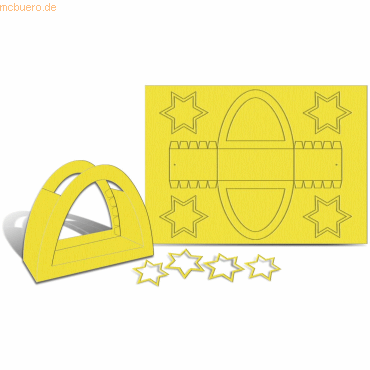 4008525235699 - Laternenpackung Rundbogen sonnengelb VE=25 Stück