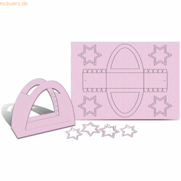 4008525235712 - Laternenpackung Rundbogen rosa VE=25 Stück