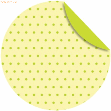 4008525112037 - Faltblätter Florentien Pünktchen 80g qm 10cm rund VE=65