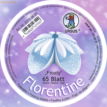 Ludwig Bähr Faltblätter Florentine Frosty 10cm