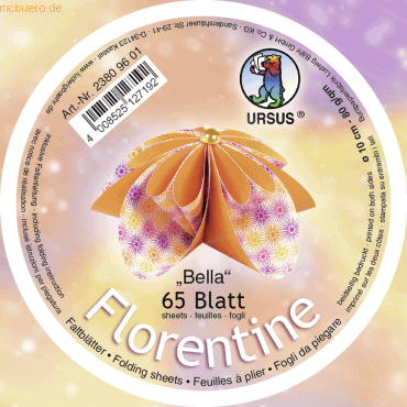 4008525127192 - Faltblätter Florentine Bella 10cm 4008525127192 - Faltblätter Florentine Bella 10cm