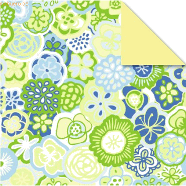 4008525134640 - Faltblätter Florentine Flower Power 80g qm 10x10cm VE=65 B