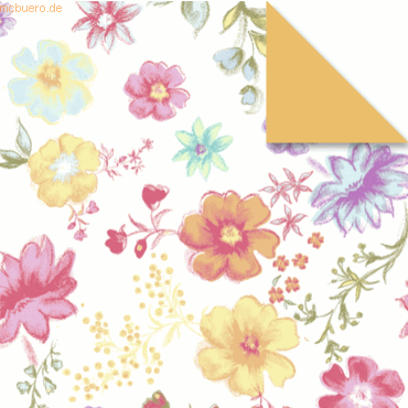 4008525152538 - Faltblätter Florentine Romance 80g qm 15x15cm VE=65 Blatt
