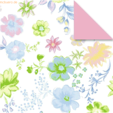 4008525152521 - Faltblätter Florentine Romance 80g qm 10x10cm VE=65 Blatt