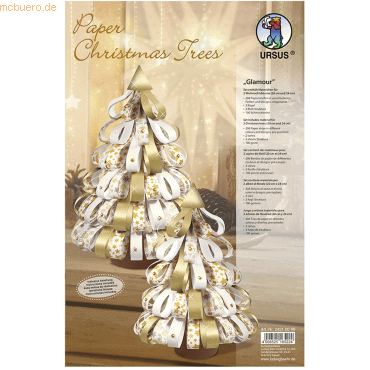 4008525165224 - Bastelset Paper Christmas Trees Glamour 4008525165224 - Bastelset Paper Christmas Trees Glamour
