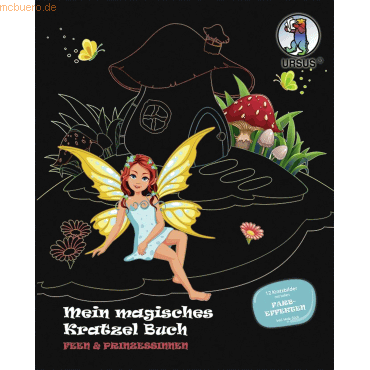 4008525238911 - URSUS Kratzbuch Feen und Prinzessinen mehrfarbig 4008525238911 URSUS