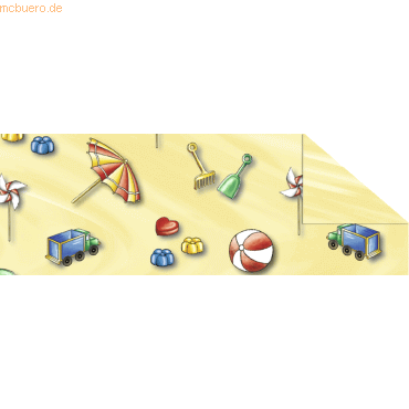4008525696308 - 10 x Tonkarton 220g qm 495x68cm Kinderparadies Sandkasten