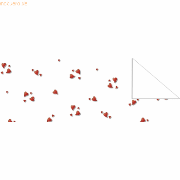 4008525011798 - 10 x Tonkarton 220g qm 495x68cm Heartbeat Love