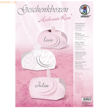 4008525199724 - Geschenkbox Hochzeit Rose 65x6x43cm VE=12 Stück