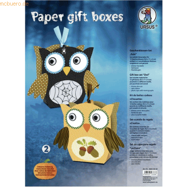 4008525163688 - Geschenkboxen Eulen Set 2 95x11x4cm