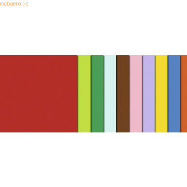 4008525172796 - Faltblätter Intensiv 10x15cm VE=100 Blatt 10 Farben sortie
