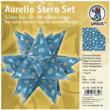 4008525168423 - Faltblätter Aurelio Stern Winterzauber 115g qm 148x148cm 4008525168423 - Faltblätter Aurelio Stern Winterzauber 115g qm 148x148cm
