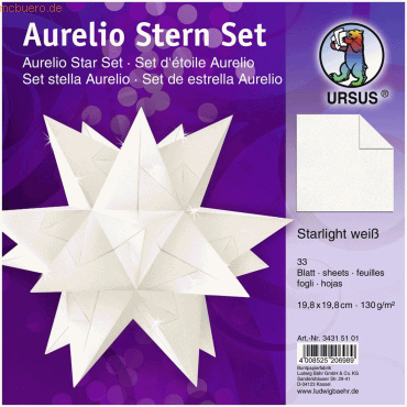 4008525206989 - Faltblätter Aurelio Stern Starlight 120g qm hochweiß 198x 4008525206989 - Faltblätter Aurelio Stern Starlight 120g qm hochweiß 198x