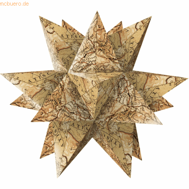 4008525217749 - Faltblätter Aurelio Stern Maps Vintage 100g qm 15x15cm V 4008525217749 - Faltblätter Aurelio Stern Maps Vintage 100g qm 15x15cm V